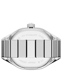 Fossil Women's Harlow Quartz Two-Hand Stainless Steel Watch Ring