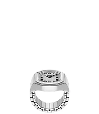 Fossil Women's Harlow Quartz Two-Hand Stainless Steel Watch Ring