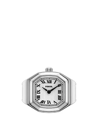 Fossil Women's Harlow Quartz Two-Hand Stainless Steel Watch Ring