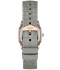 Fossil Women's Harlow Three-Hand Leather Strap Watch