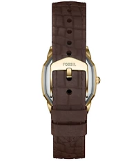 Fossil Women's Harlow Three-Hand Leather Strap Watch