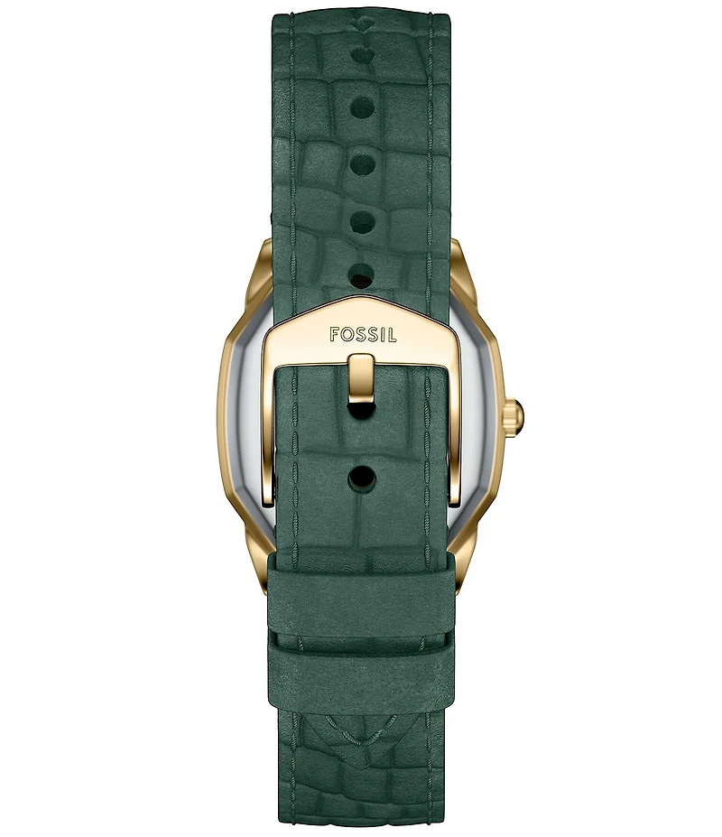 Fossil Women's Harlow Three-Hand Leather Strap Watch