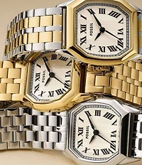 Fossil Women's Harlow Three-Hand Stainless Steel Bracelet Watch