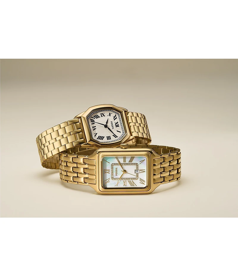 Fossil Women's Harlow Three-Hand Stainless Steel Bracelet Watch