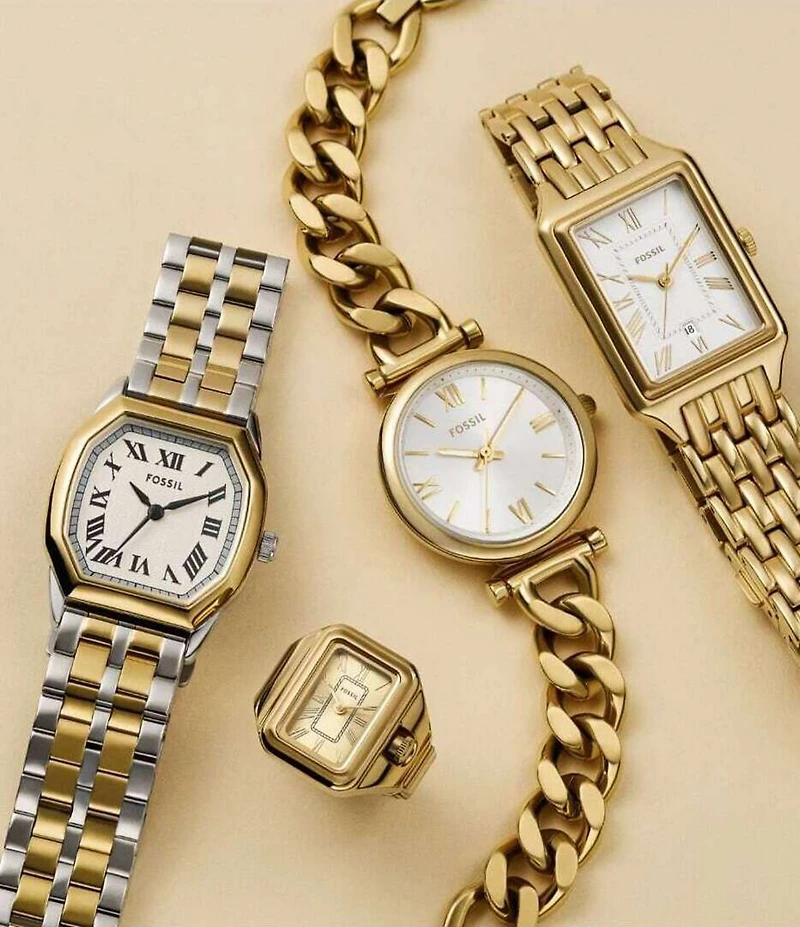 Fossil Women's Harlow Three-Hand Stainless Steel Bracelet Watch