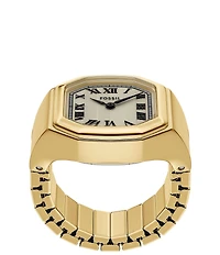 Fossil Women's Harlow Two-Hand Stainless Steel Ring Watch