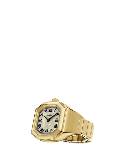 Fossil Women's Harlow Two-Hand Stainless Steel Ring Watch
