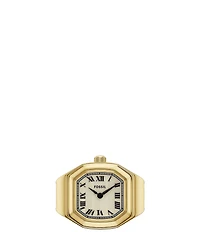 Fossil Women's Harlow Two-Hand Stainless Steel Ring Watch