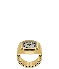 Fossil Women's Harlow Two-Hand Stainless Steel Ring Watch