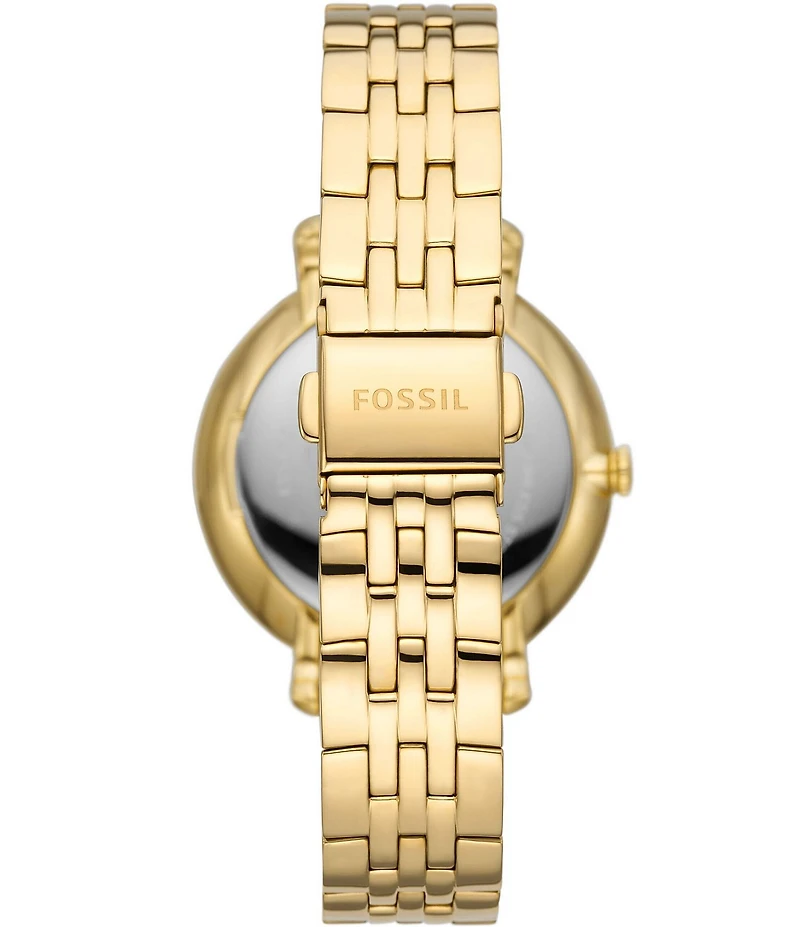 Fossil Women's Jacqueline Multifunction Gold Stainless Steel Bracelet Watch
