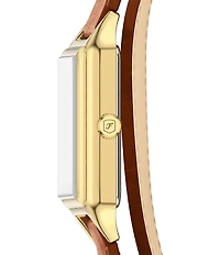 Fossil Women's Raquel Quartz Three Hand Date Brown Leather Strap Watch