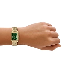 Fossil Women's Raquel Quartz Three Hand Date Gold Tone Stainless Steel Bracelet Watch