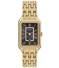 Fossil Women's Raquel Quartz Three Hand Date Gold Tone Stainless Steel Watch