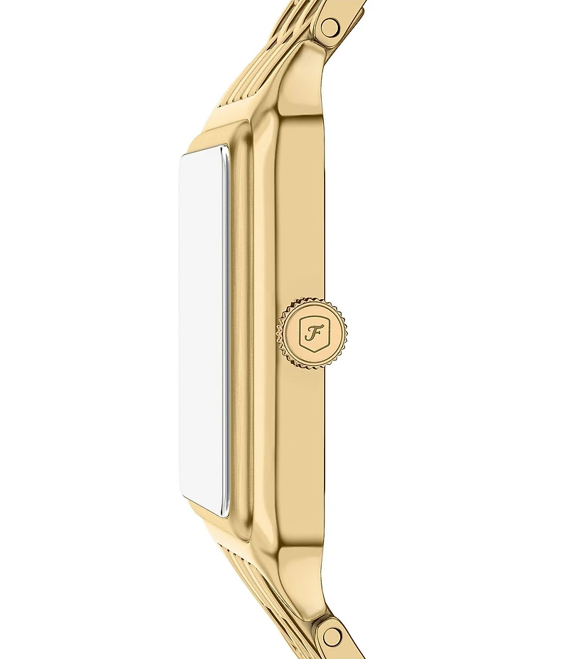 Fossil Women's Raquel Quartz Three Hand Date Gold Tone Stainless Steel Watch