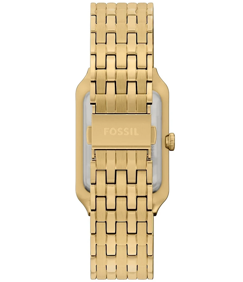 Fossil Women's Raquel Quartz Three Hand Date Gold Tone Stainless Steel Watch