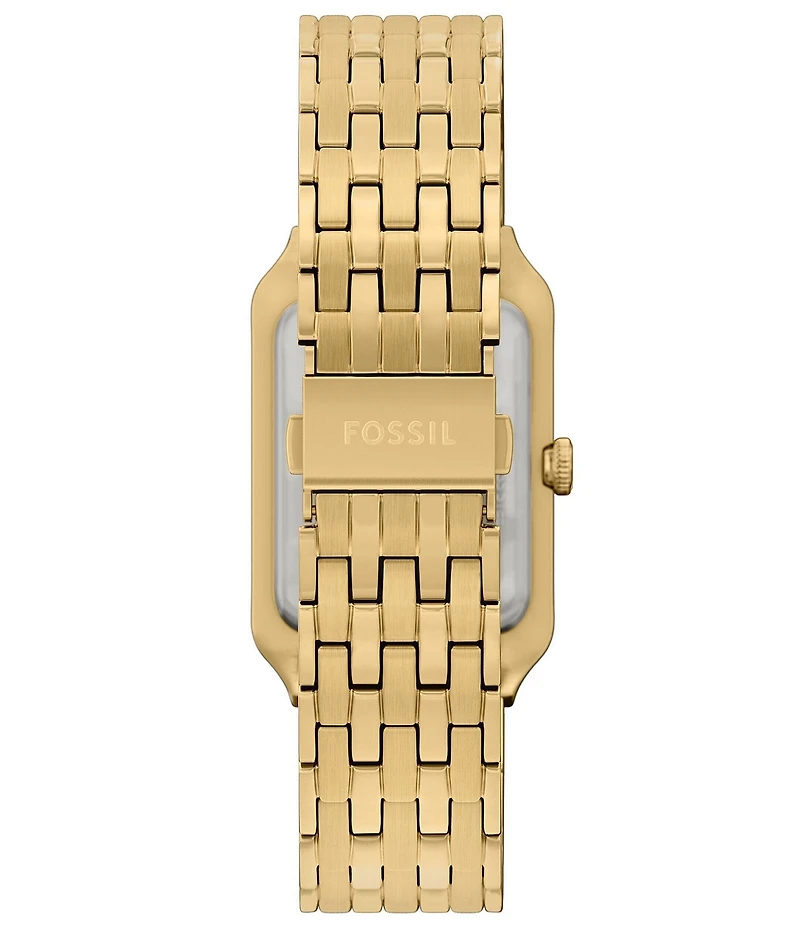 Fossil Women's Raquel Quartz Three Hand Date Gold Tone Stainless Steel Watch
