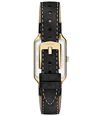 Fossil Women's Raquel Quartz Three-Hand Date Leather Strap Watch
