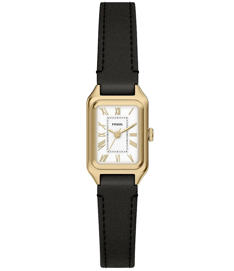 Fossil Women's Raquel Quartz Three-Hand Leather Strap Watch