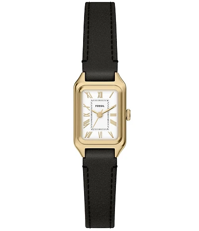 Fossil Women's Raquel Quartz Three-Hand Leather Strap Watch