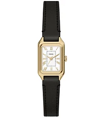 Fossil Women's Raquel Quartz Three-Hand Leather Strap Watch