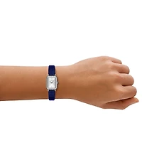 Fossil Women's Raquel Quartz Two-Hand Velvet Strap Watch