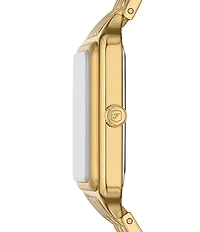 Fossil Women's Raquel Three-Hand Date Gold-Tone Stainless Steel Bracelet Watch