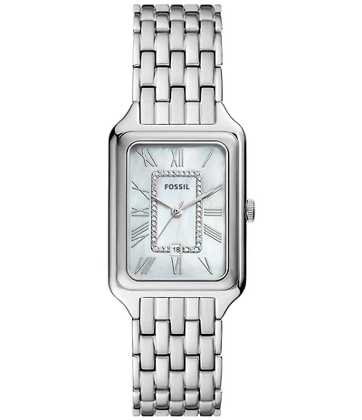 Fossil Women's Raquel Three-Hand Date Two Tone Stainless Steel Bracelet Watch