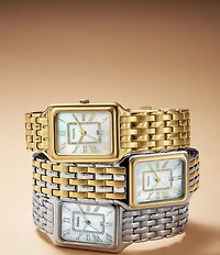 Fossil Women's Raquel Three-Hand Date Two Tone Stainless Steel Bracelet Watch