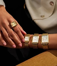 Fossil Women's Raquel Three-Hand Date Two Tone Stainless Steel Bracelet Watch