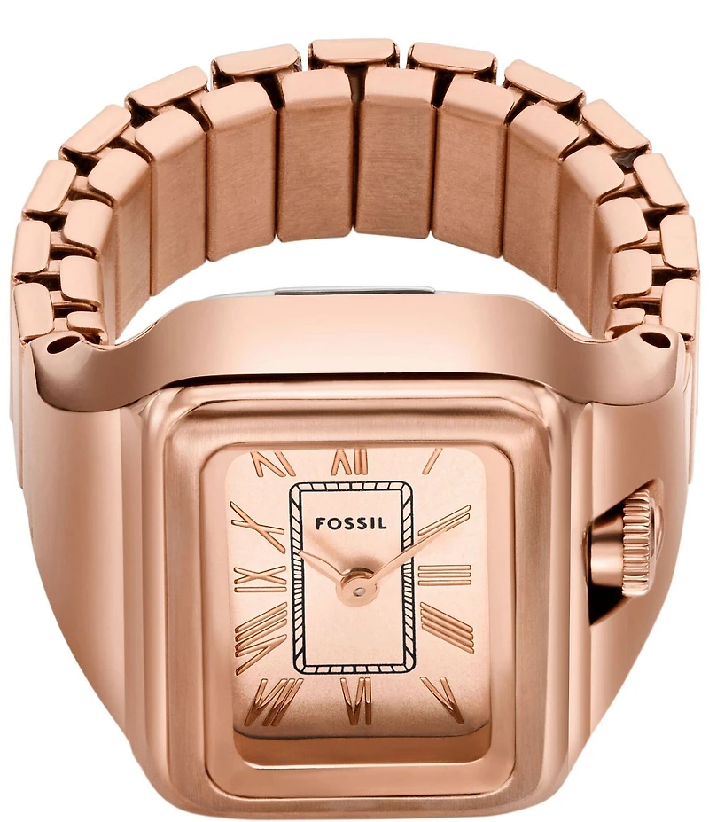 Fossil Women's Raquel Two-Hand Watch Ring