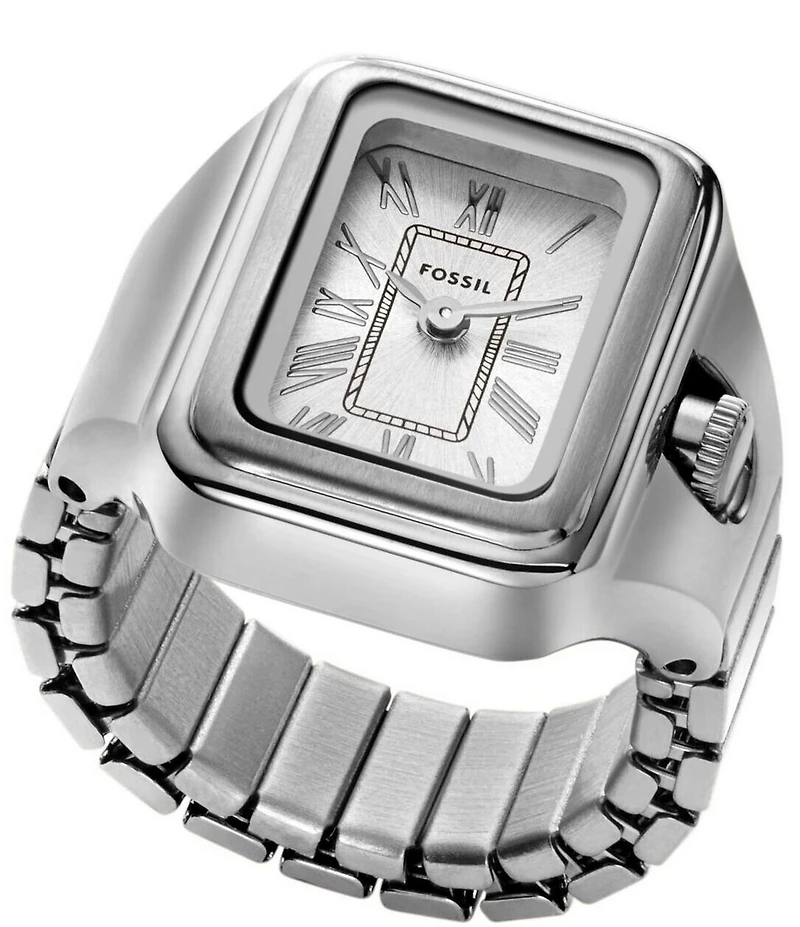 Fossil Women's Raquel Two-Hand Watch Ring