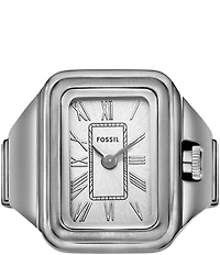 Fossil Women's Raquel Two-Hand Watch Ring