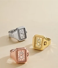 Fossil Women's Raquel Two-Hand Watch Ring