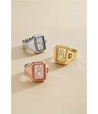Fossil Women's Raquel Two-Hand Watch Ring