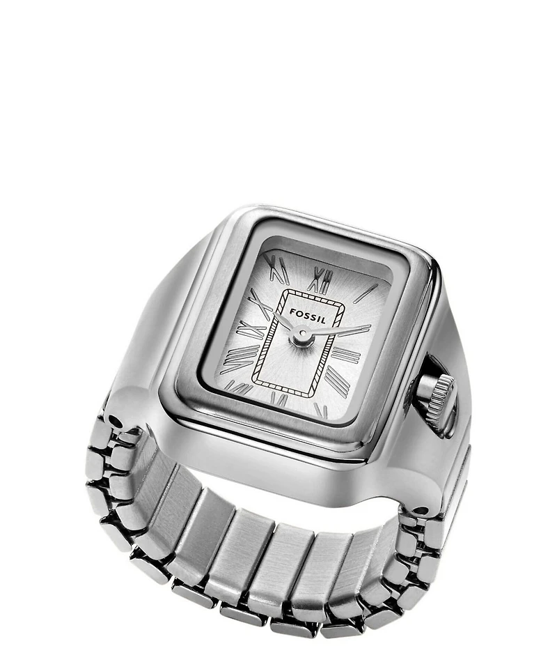 Fossil Women's Raquel Two-Hand Watch Ring