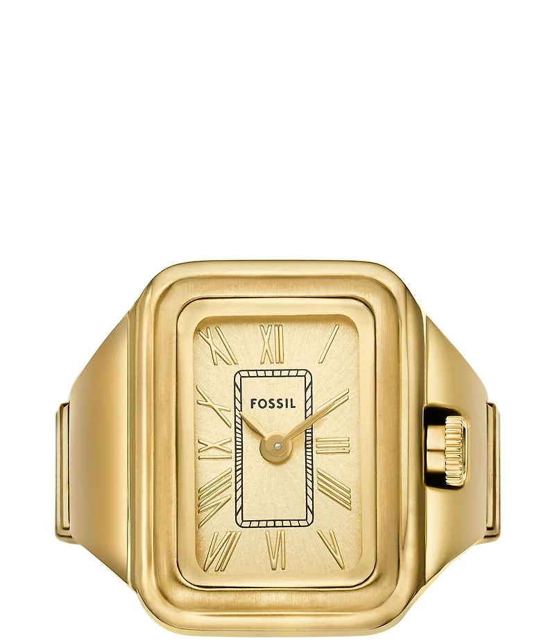 Fossil Women's Raquel Two-Hand Watch Ring