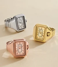 Fossil Women's Raquel Two-Hand Watch Ring