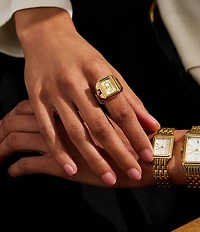 Fossil Women's Raquel Two-Hand Watch Ring