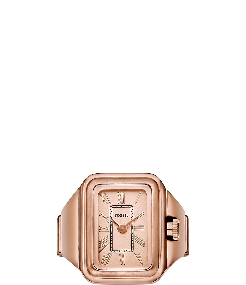 Fossil Women's Raquel Two-Hand Watch Ring