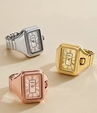 Fossil Women's Raquel Two-Hand Watch Ring