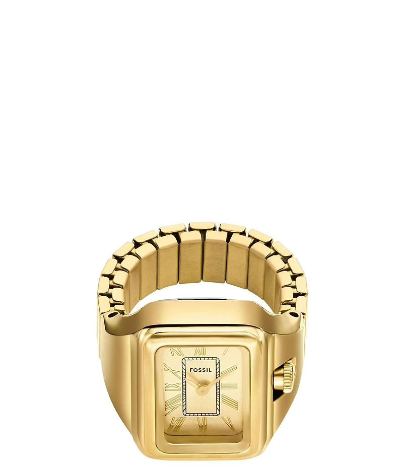 Fossil Women's Raquel Two-Hand Watch Ring