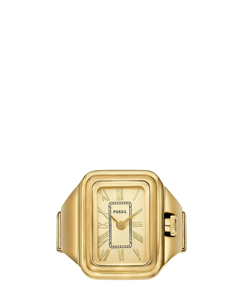 Fossil Women's Raquel Two-Hand Watch Ring
