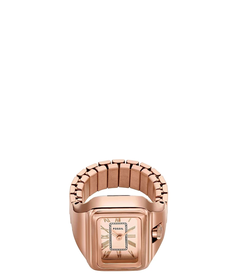 Fossil Women's Raquel Two-Hand Watch Ring