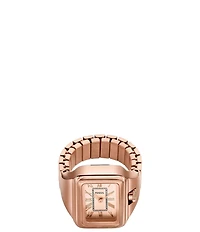 Fossil Women's Raquel Two-Hand Watch Ring