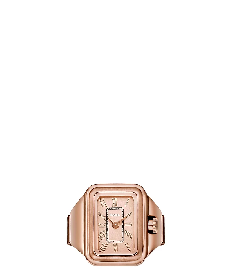 Fossil Women's Raquel Two-Hand Watch Ring