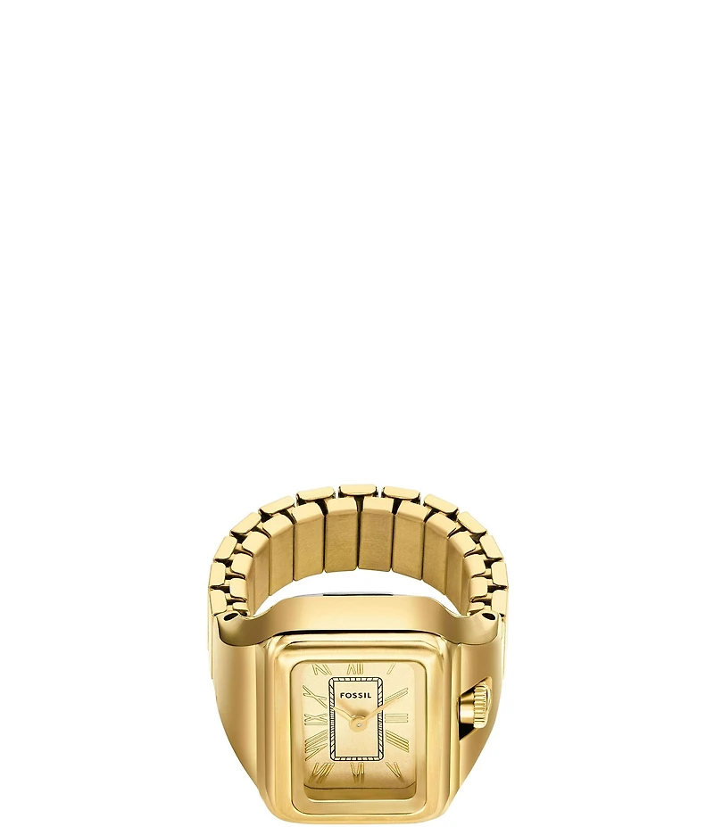 Fossil Women's Raquel Two-Hand Watch Ring