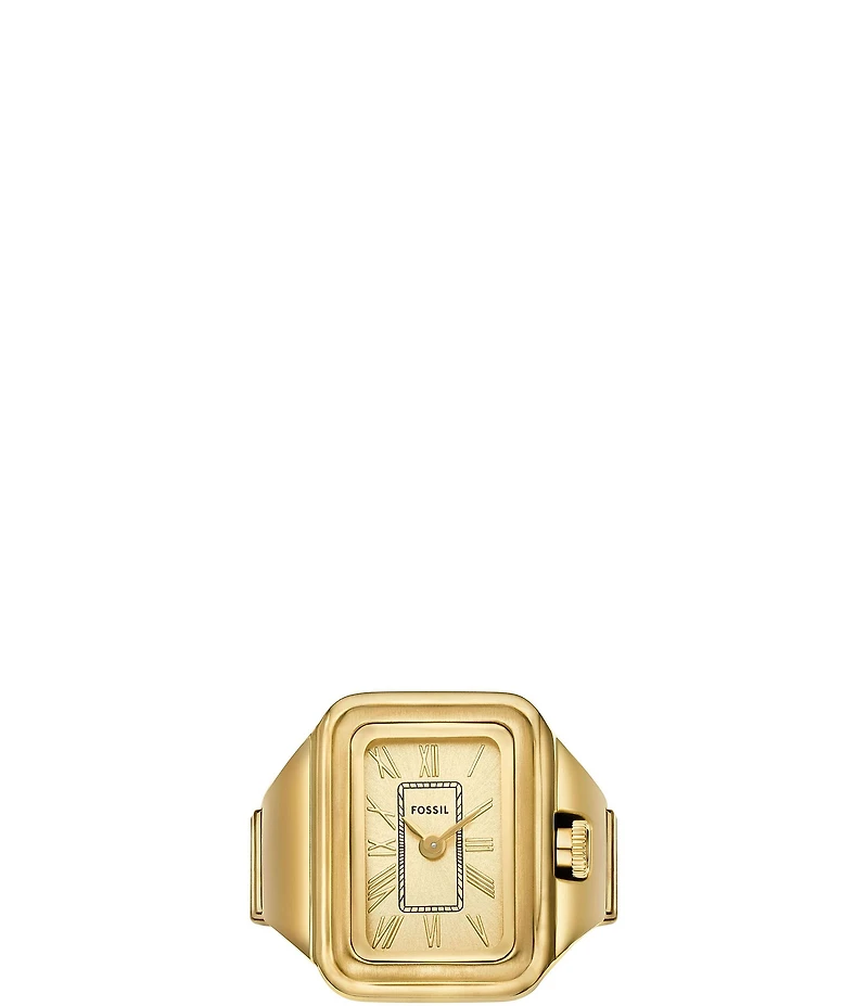Fossil Women's Raquel Two-Hand Watch Ring