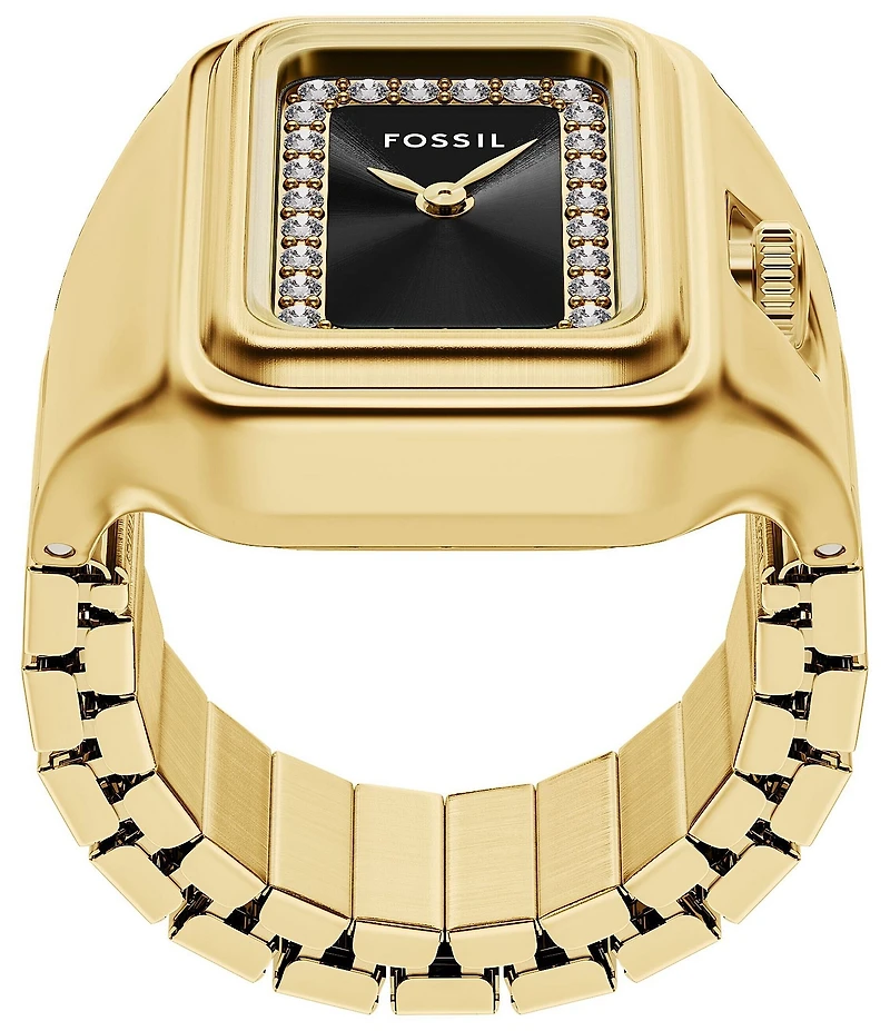 Fossil Women's Raquel Two-Hand Stainless Steel Ring Watch