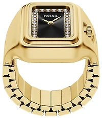 Fossil Women's Raquel Two-Hand Stainless Steel Ring Watch
