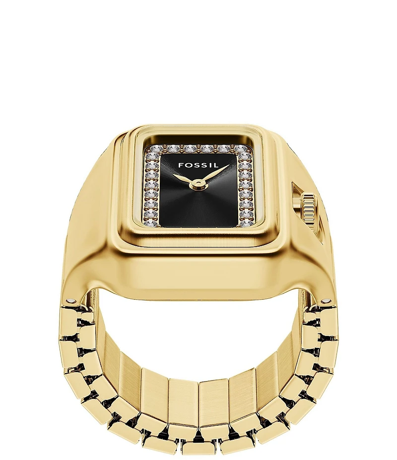 Fossil Women's Raquel Two-Hand Stainless Steel Ring Watch